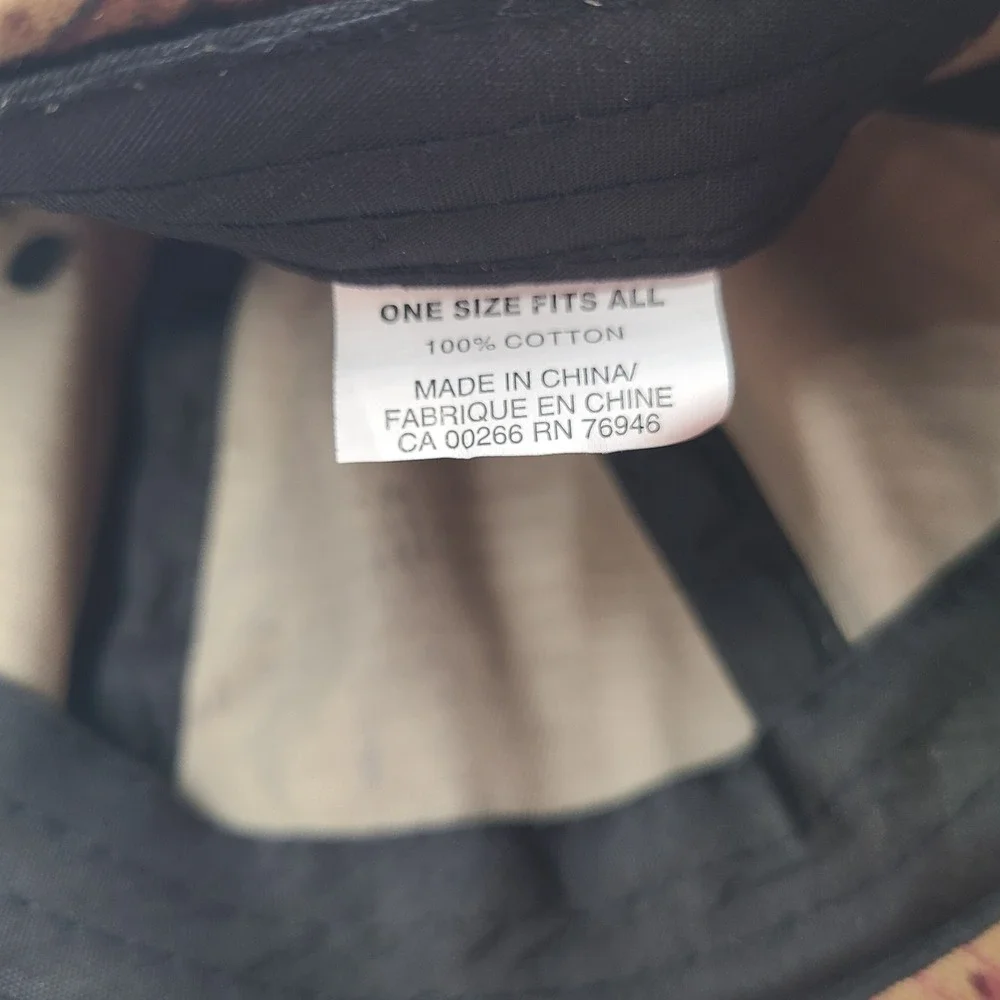 Big Bill Hat Adjustable Camo Beige Blank Hunting Outdoors Wood'n Trail Dad Men